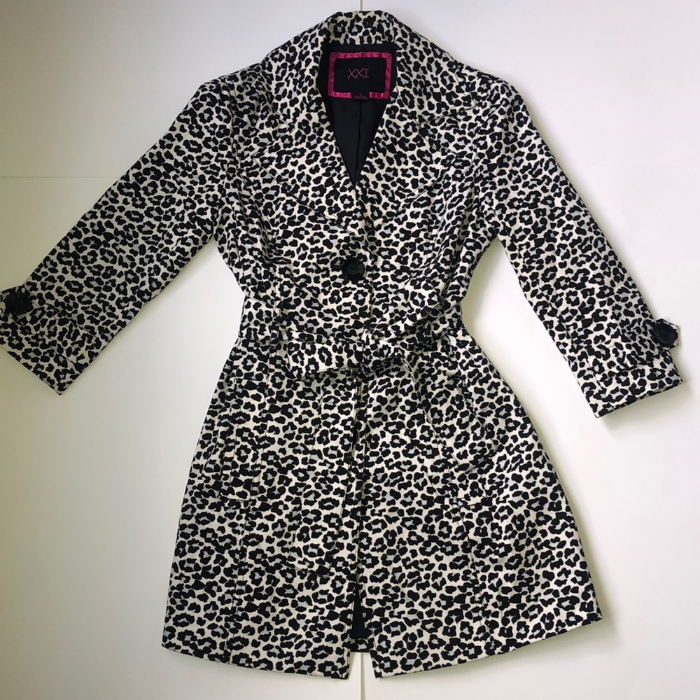 Forever21 Snow Leopard Coat